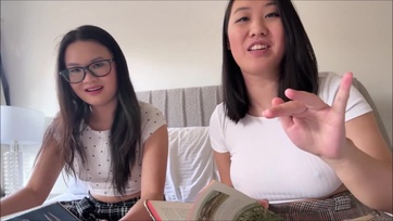 A mostohahúgicám és a bűbájos mongoloid osztálytársnője váltakozva lovagolták meg a dárdámat Thumb